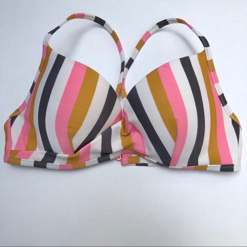 Shade & Shore Textured Front Wrap Bikini Top